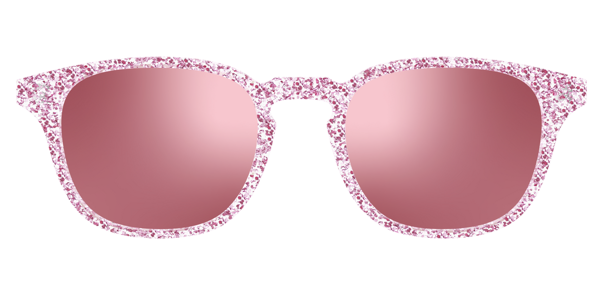 The Polarized Rose Gold Sparkle Sun Top