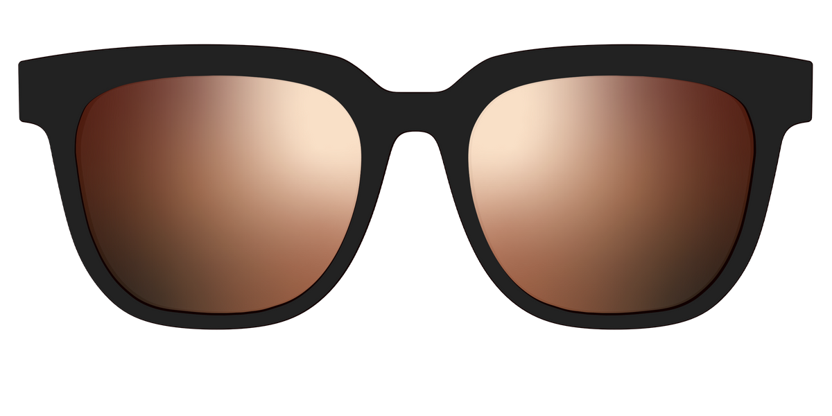 The Polarized Gold Reflective Sun Top