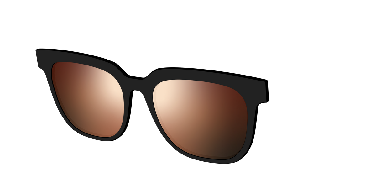The Polarized Gold Reflective Sun Top
