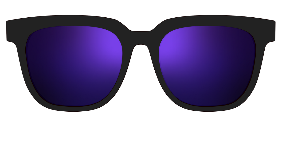 The Polarized Purple Reflective Sun Top