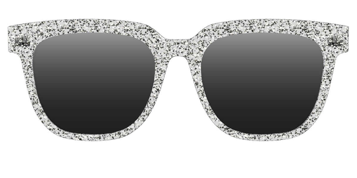 The Polarized Silver Sparkle Sun Top