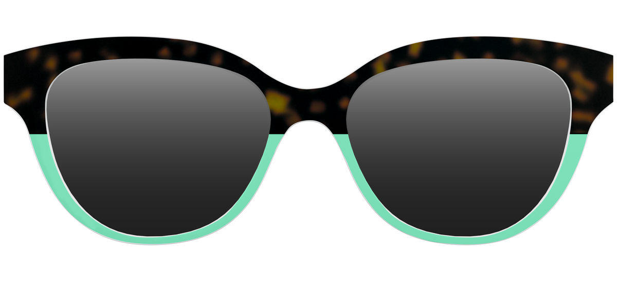 The Polarized Matcha Split Sun Top