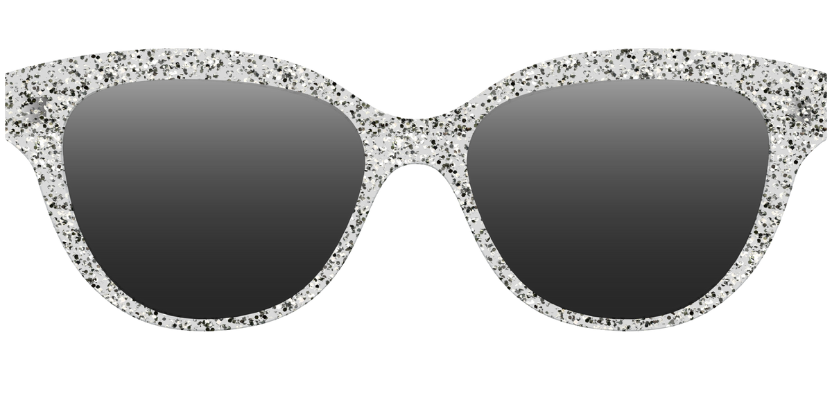 The Polarized Silver Sparkle Sun Top