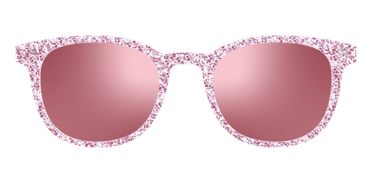 The Polarized Rose Gold Sparkle Sun Top