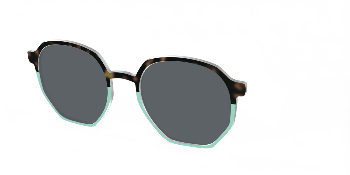 The Polarized Matcha Split Sun Top