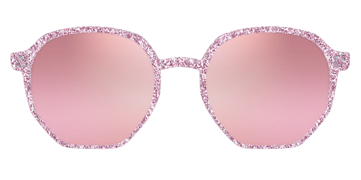 The Polarized Rose Gold Sparkle Sun Top