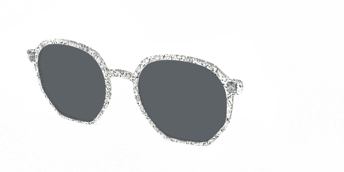 The Polarized Silver Sparkle Sun Top