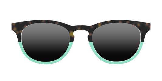 The Polarized Matcha Split Sun Top