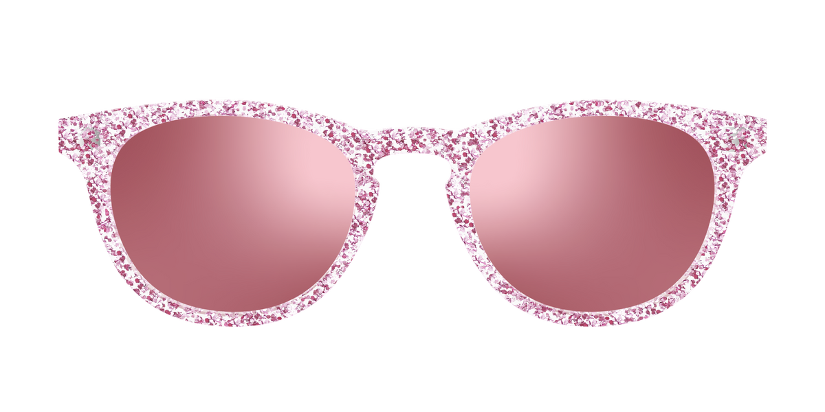 The Polarized Rose Gold Sparkle Sun Top