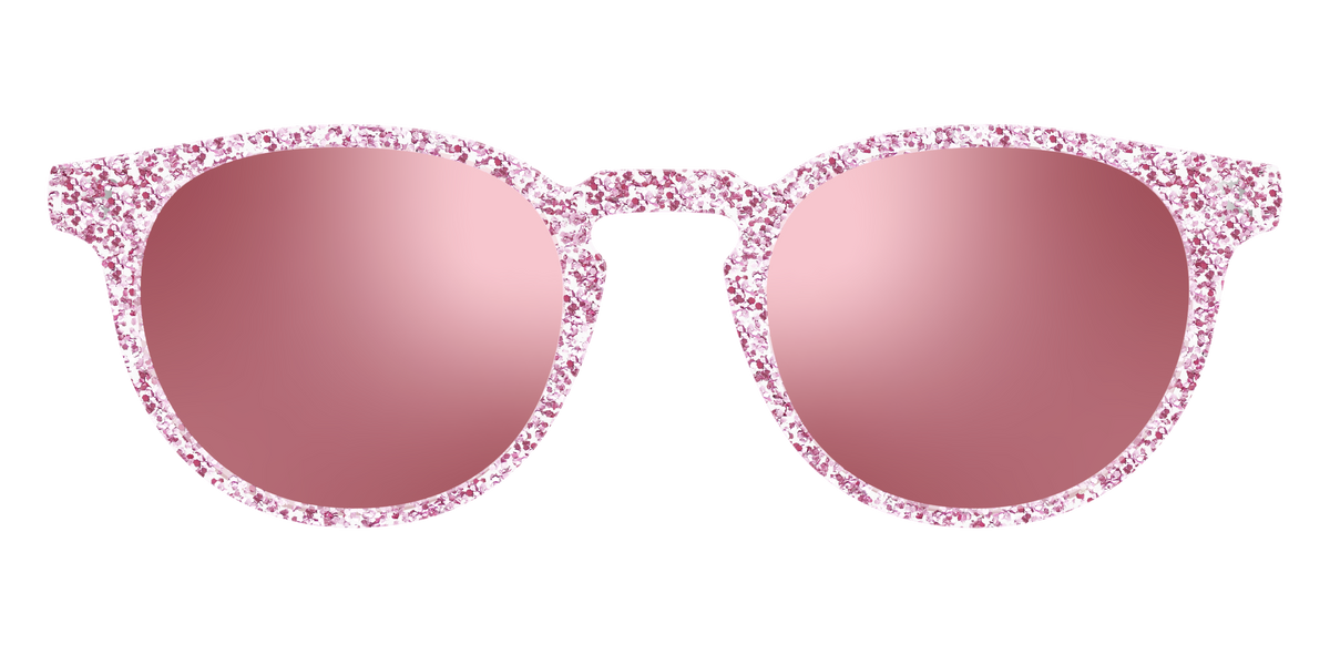 The Polarized Rose Gold Sparkle Sun Top