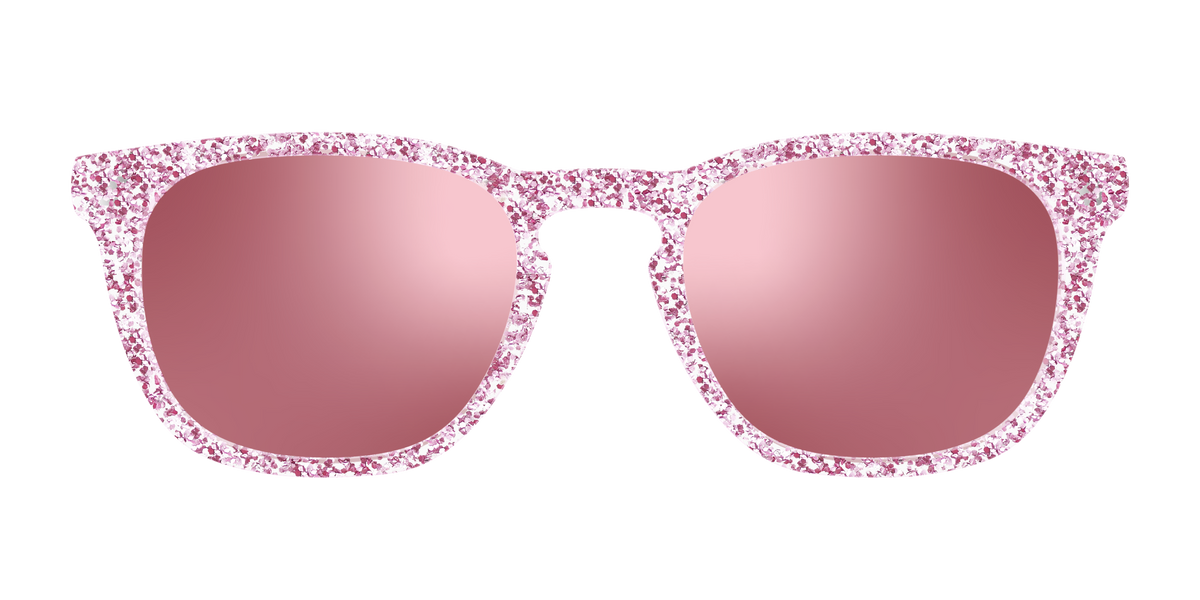 The Polarized Rose Gold Sparkle Sun Top