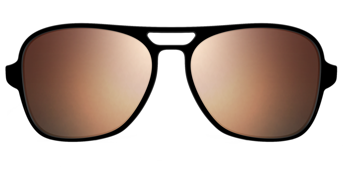 The Polarized Gold Reflective Sun Top