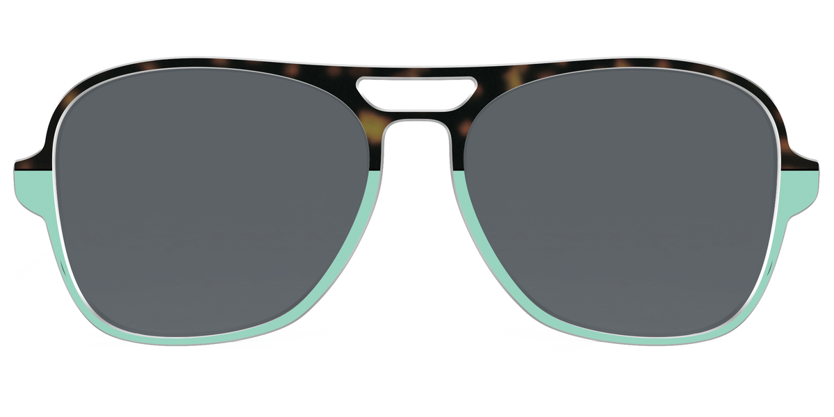 The Polarized Matcha Split Sun Top