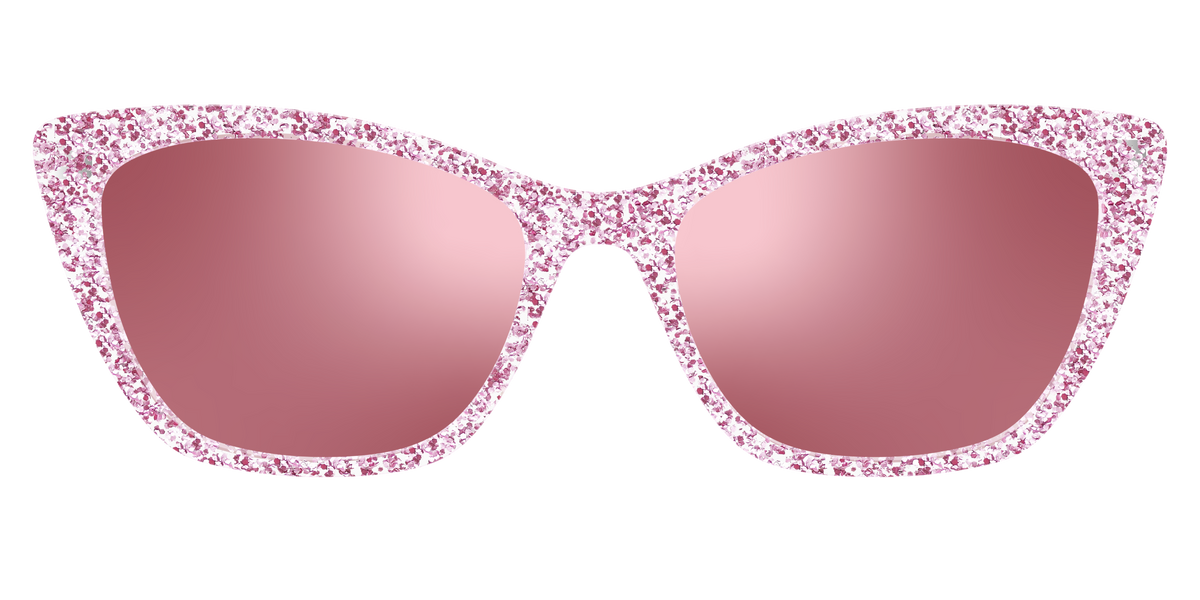 The Polarized Rose Gold Sparkle Sun Top