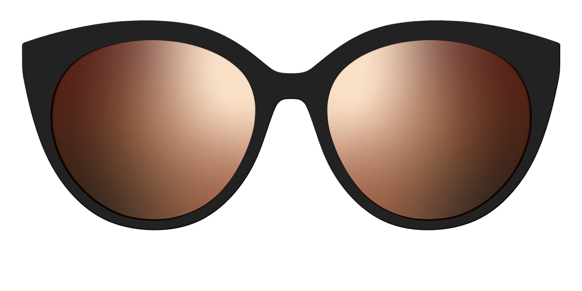 The Polarized Gold Reflective Sun Top