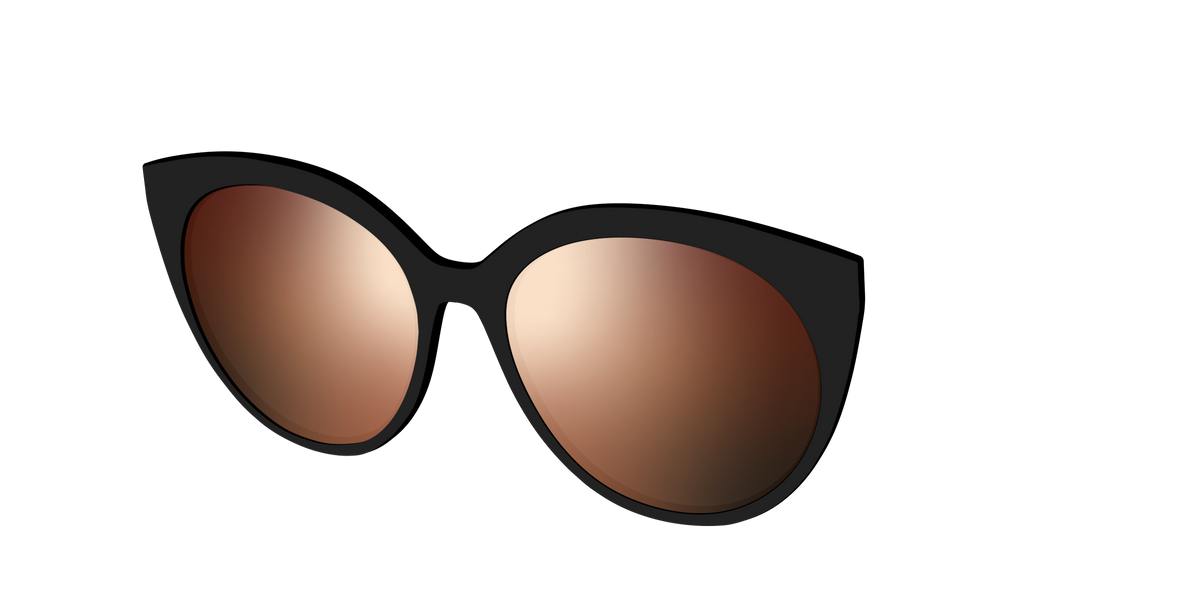 The Polarized Gold Reflective Sun Top