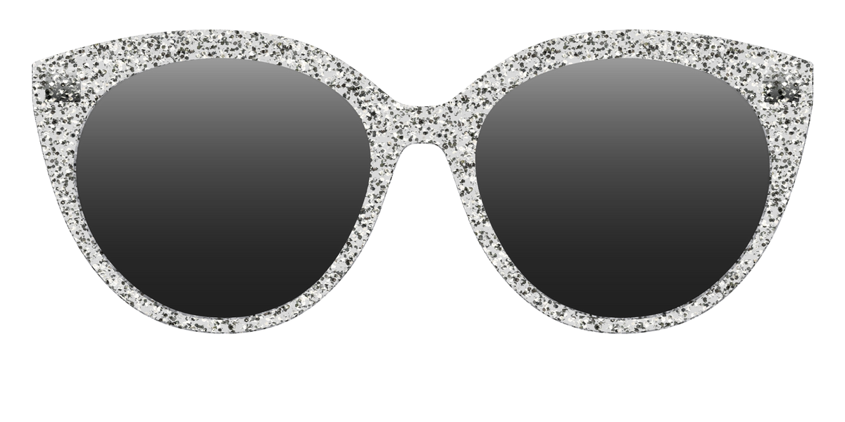 The Polarized Silver Sparkle Sun Top